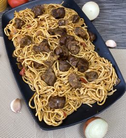 Spaghettis aux rognons (Spaghettis de Diallo)